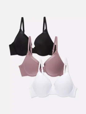 Conjunto de 3 soutiens de t-shirt avec coppe entière