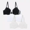 Conjunto de 3 soutiens type t-shirt