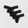 Conjunto de 3 tangas bandeau de renda
