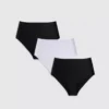 Conjunto de 3 tangas invisíveis de cintura alta