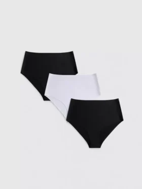 Conjunto de 3 tangas invisíveis de cintura alta