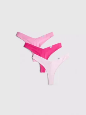 Conjunto de 3 tangas «Miami» em algodão