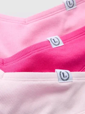 Conjunto de 3 tangas «Miami» em algodão