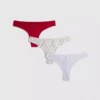 Conjunto de 3 tangas sem costuras