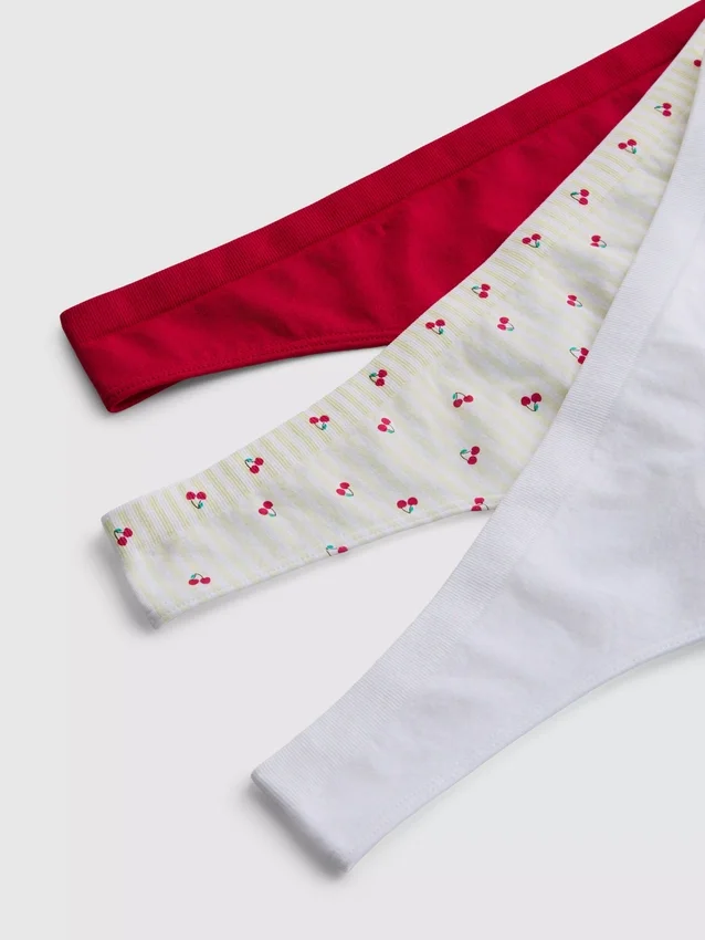 Conjunto de 3 tangas sem costuras