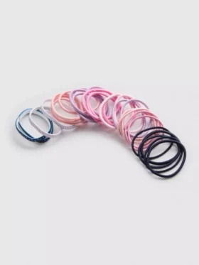 Conjunto de 30 elásticos para o cabelo