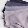 Conjunto de 4 cuecas de cintura alta em microfibra