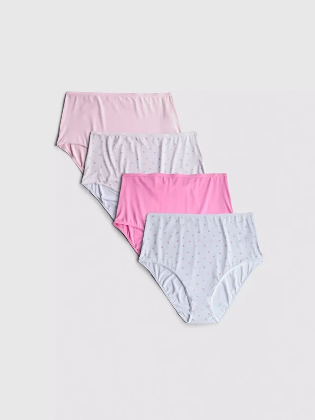 Conjunto de 4 cuecas de microfibra