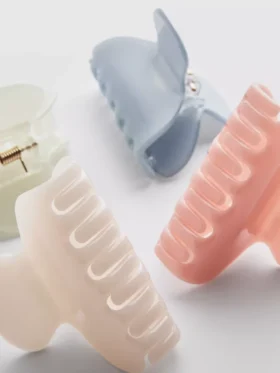 Conjunto de 4 ganchos de cabelo em gelatina