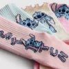 Conjunto de 4 pares de meias curtas com o Stitch da Disney