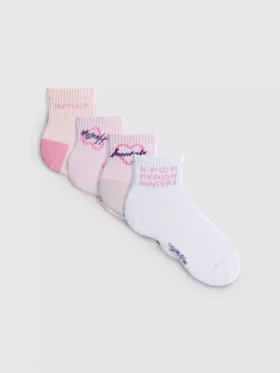 Conjunto de 4 pares de meias curtas «K-Pop Demon Hunters»