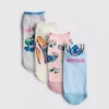 Conjunto de 4 pares de meias de sapatilhas do Stitch da Disney