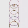 Conjunto de 4 pulseiras do Bambi da Disney
