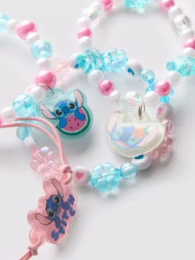 Conjunto de 4 pulseiras do Stitch da Disney