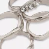 Conjunto de 5 anéis com designs variados