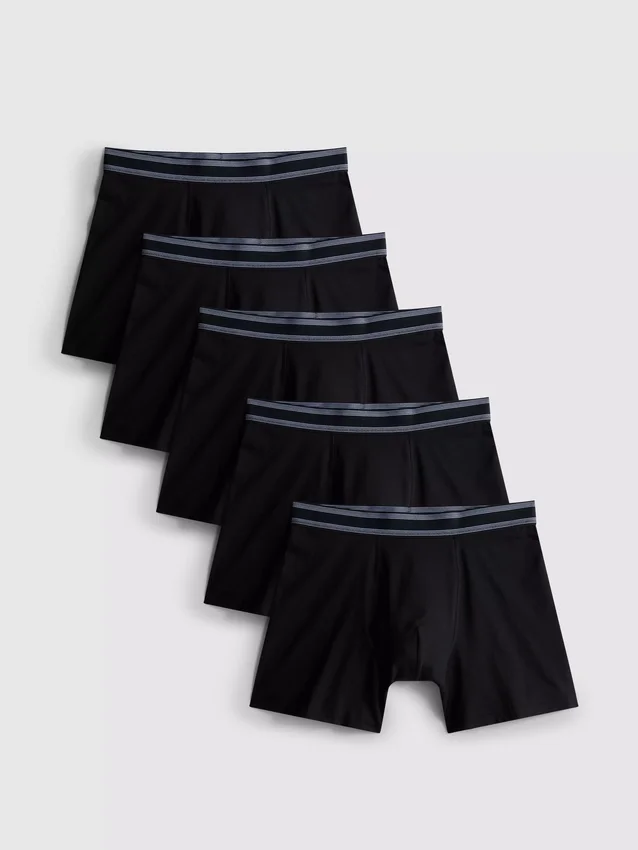 Conjunto de 5 calções essenciais em jacquard