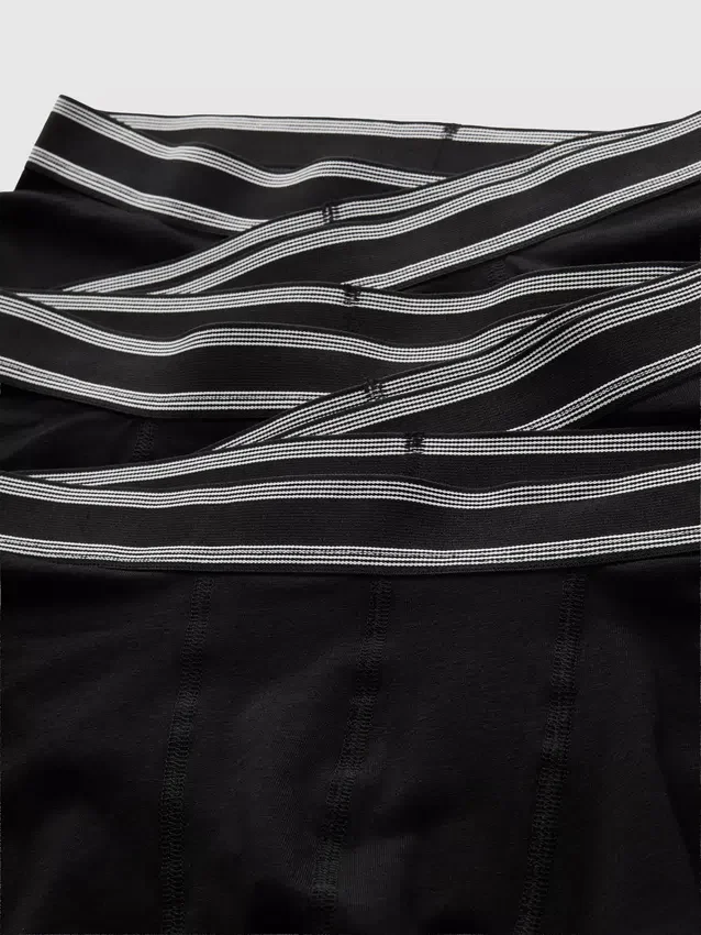Conjunto de 5 cuecas boxer essenciais de cintura baixa