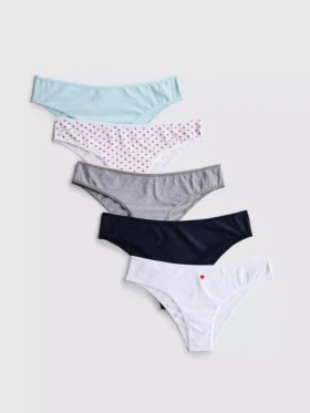 Conjunto de 5 cuecas brasileiras para uso diário
