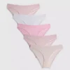Conjunto de 5 mini-cuecas em microfibra