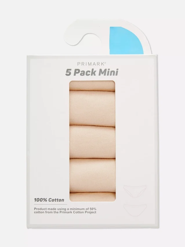 Conjunto de 5 mini-cuecas essenciais
