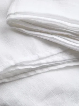 Conjunto de 5 panos de musselina de algodão