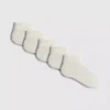 Conjunto de 5 pares de meias com punhos canelados