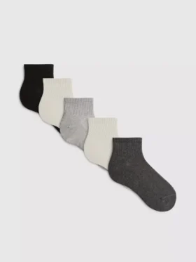 Conjunto de 5 pares de meias curtas