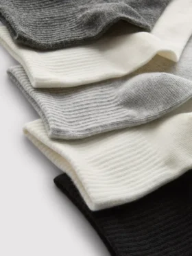 Conjunto de 5 pares de meias curtas