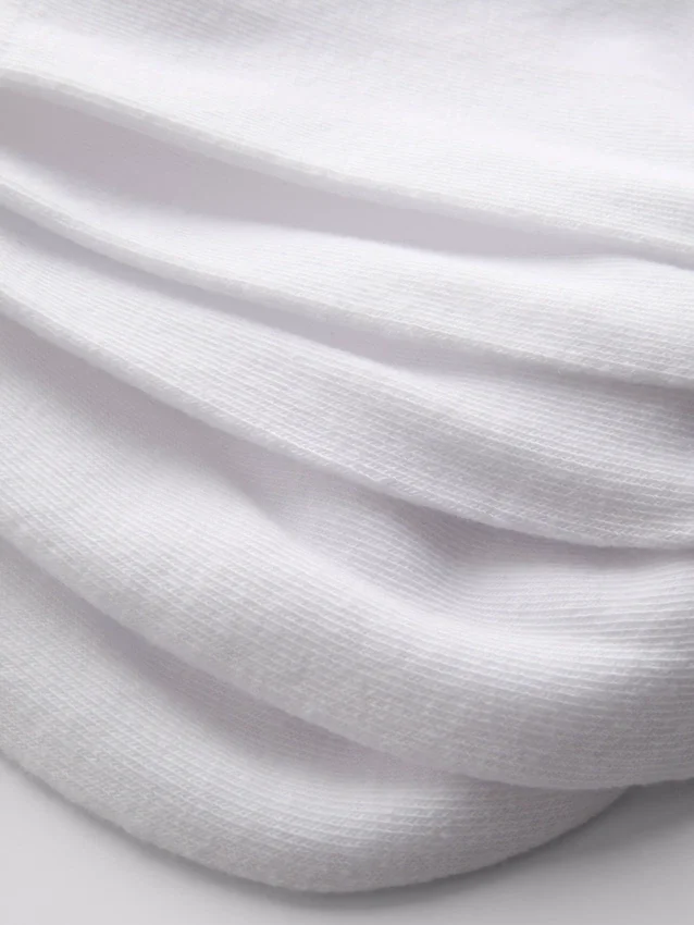 Conjunto de 5 pares de meias curtas de algodão invisíveis