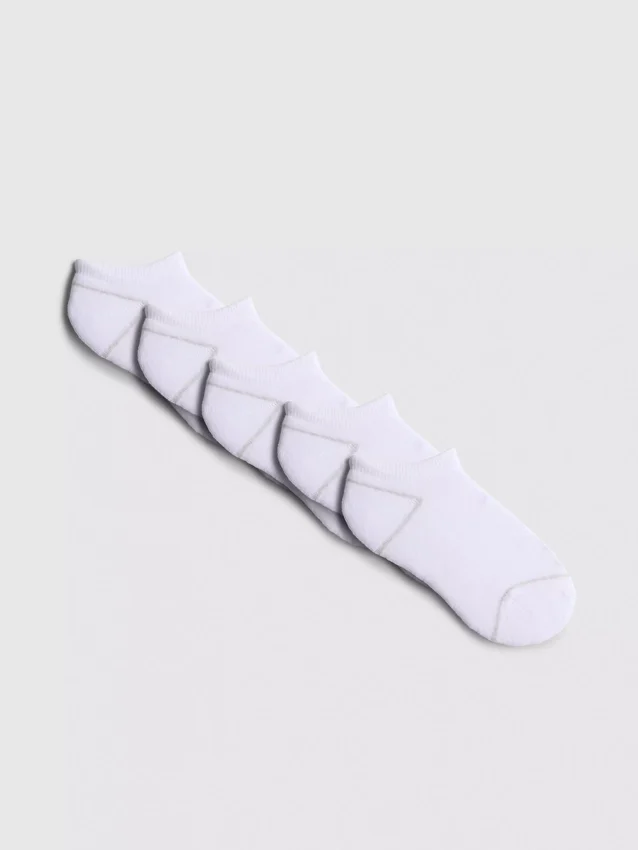 Conjunto de 5 pares de meias curtas de sapatilhas
