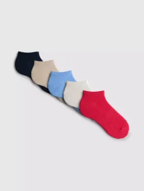 Conjunto de 5 pares de meias curtas desportivas