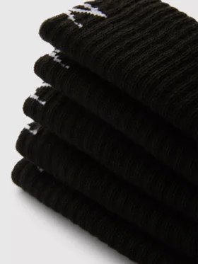 Conjunto de 5 pares de meias curtas desportivas