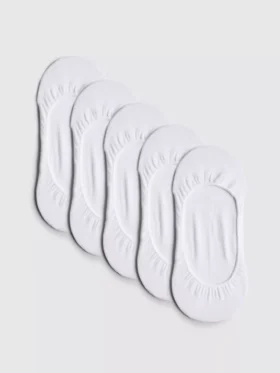 Conjunto de 5 pares de meias de algodão