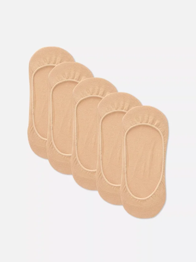 Conjunto de 5 pares de meias de algodão