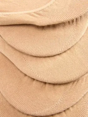 Conjunto de 5 pares de meias de algodão