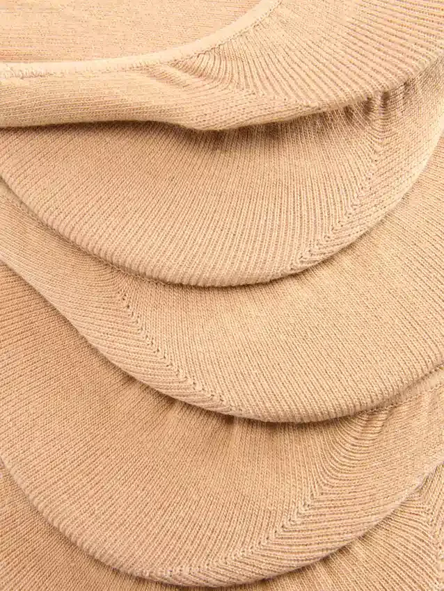 Conjunto de 5 pares de meias de algodão