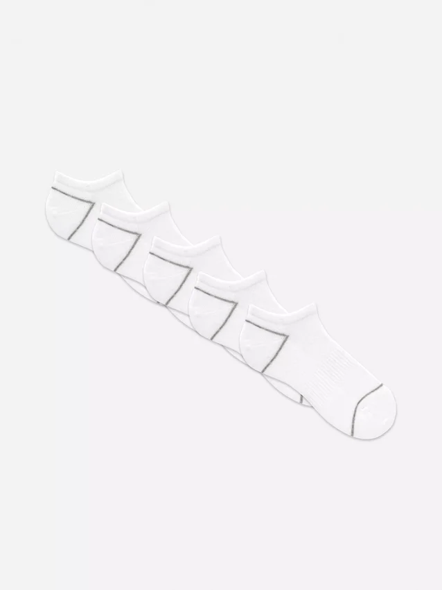 Conjunto de 5 pares de meias de felpo para sapatilhas