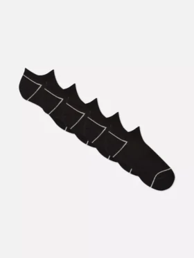Conjunto de 5 pares de meias de felpo para sapatilhas