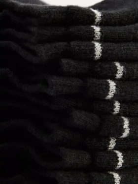 Conjunto de 5 pares de meias de felpo para sapatilhas