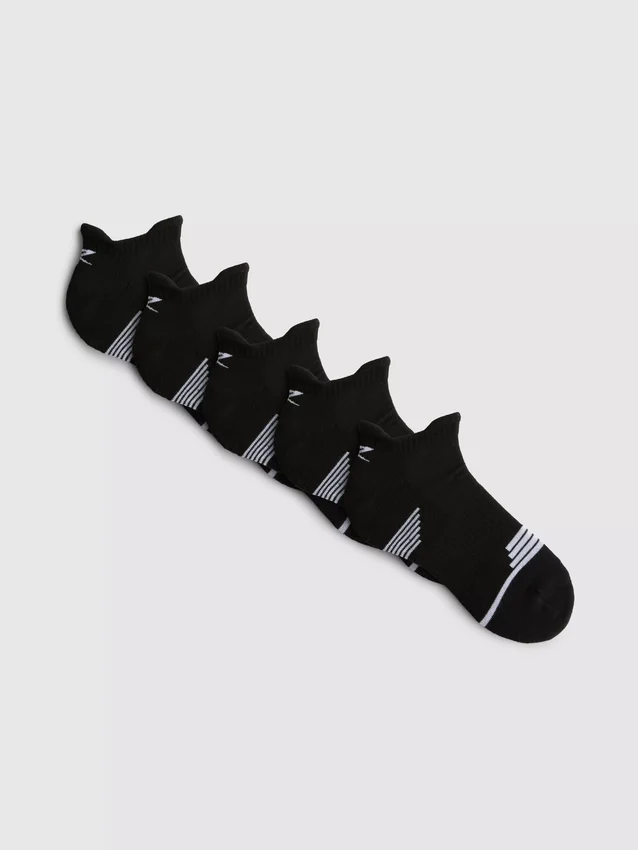 Conjunto de 5 pares de meias desportivas