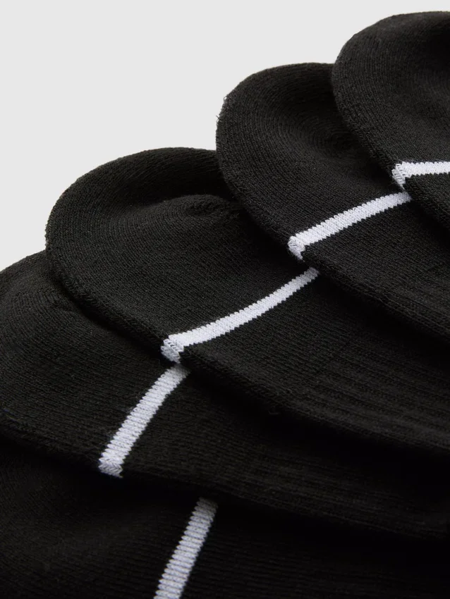 Conjunto de 5 pares de meias desportivas