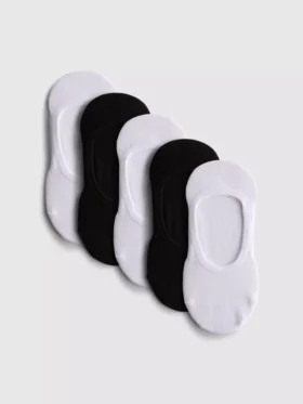 Conjunto de 5 pares de meias desportivas com elevado teor de algodão