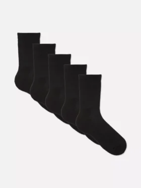 Conjunto de 5 pares de meias desportivas de cano curto