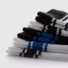 Conjunto de 5 pares de meias desportivas às riscas