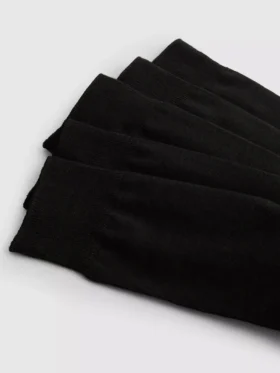 Conjunto de 5 pares de meias formais de cano médio