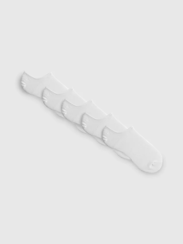 Conjunto de 5 pares de meias invisíveis essenciais