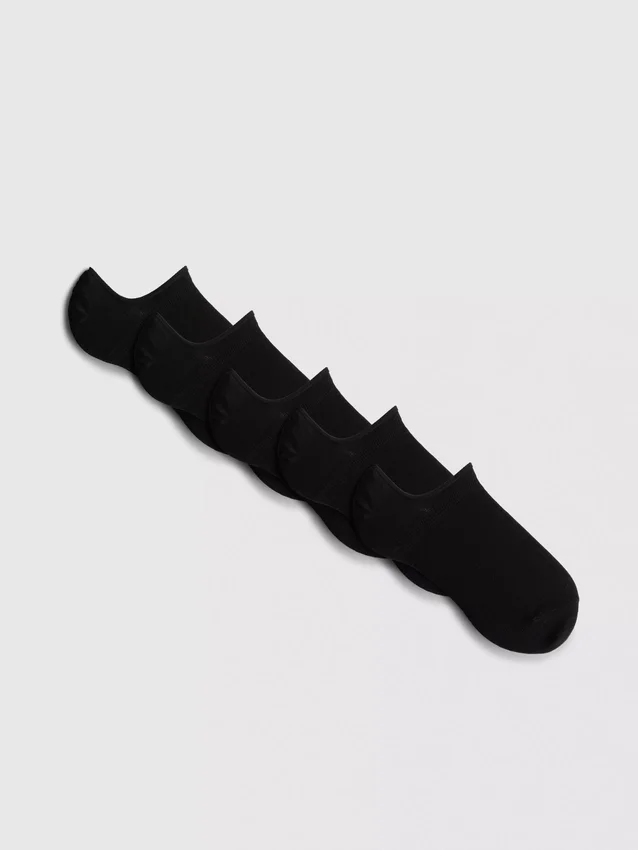 Conjunto de 5 pares de meias invisíveis essenciais
