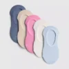Conjunto de 5 pares de meias invisíveis para desporto