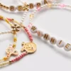 Conjunto de 5 pulseiras com pingentes de contas do Winnie the Pooh da Disney