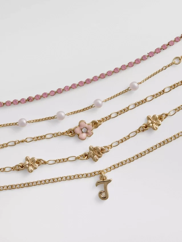 Conjunto de 5 pulseiras da amizade